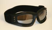 Ski and Snowboard Goggles Black with Mirrored Lenses