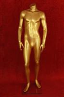 M�nnliche Schaufensterpuppe headless gold