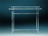 2 Stangen Kleiderst�nder Chrom
