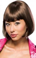 Braune Per�cke, kurzes Haar