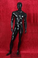 M�nnliche Schaufensterpuppe schwarz, faceless