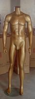 M�nnliche Schaufensterpuppe bronze kopflos