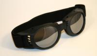 Glacier Sun Glasses, Black, Mirrored Lenses