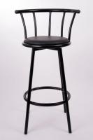 4x Barstool Black Design, Black 