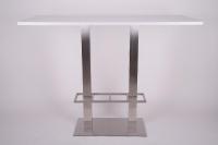 Bistro Table White, Angular Table Top XXL, 70 x 150cm, 50kg-