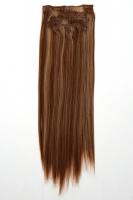 Blonde und braune Extensions aus Kanekalon