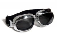 Motorradbrille Classic, Smoke-get�nte Gl�sern