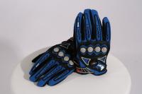 Motorcycle Gloves, Blue Size M