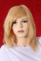 Echthaarper�cke, blond 25cm