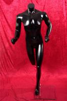 Schwarz, gl�nzende Schaufensterpuppe