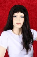 Handgekn�pfte, schwarzbraune Indian Remy Hair-Per�cke f�r Damen