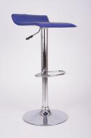 Design Barstool blue, height adjustable, seat rotates 360� -