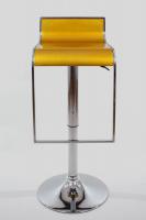 Barstool gold height adjustable by gas lift action - 