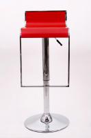 Barstool  red height adjustable by gas lift action – 