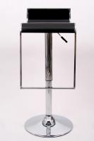 Barstool  black height adjustable by gas lift action – &8222;Vanessa