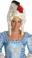 Wei�e Per�cke im Mittelalterstil