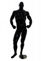Male mannequin, faceless, black