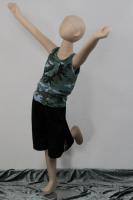 Child mannequin, faceless, skin
