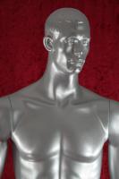 M�nnliche Schaufensterpuppe, silber
