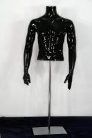 Male Torso, black shining