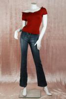 Schaufensterpuppe weiblich, wei� schimmernd, headless