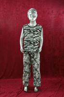 Mannequin, male, young, silver