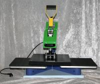 Transferpresse schwenkbar mit 2 Auflagefl�chen f�r effizienteres Arbeiten