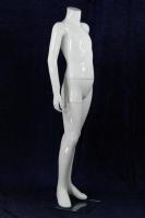 Headless mannequin, white, shining