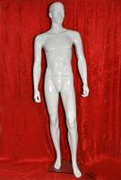 Male Mannequin, white shining
