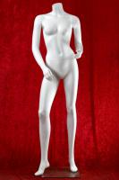 Weibliche Schaufensterpuppe wei� headless