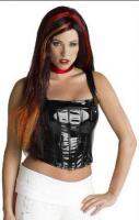 Braune Langhaarper�cke mit Str�hnchen