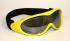 Ski and Snowboard Goggles Yellow, Mirrored Lenses