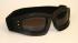 Ski and Snowboard Goggles Black, Smoke Tinted Glasses