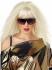 Blonde Per�cke mit Locken