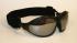 Ski and Snowboard Goggles Black, Mirrored Lenses