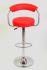Designer Barstool  red height adjustable by gas lift action – 