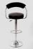 Designer Barstool black height adjustable by gas lift action – 