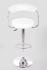 Designer Barstool white height adjustable by gas lift action – 