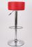 Barhocker rot h�henverstellbar runder Sitz klassisch gut gepolstert - „Tan MAX“
