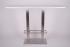Bistro Table White, Angular Table Top XXL, 70 x 150cm, 50kg-