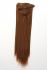 Braune Extensions aus Kanekalon 43 cm