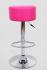 Barhocker pink h�henverstellbar runder Sitz klassisch gut gepolstert - „Tan“