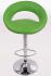 Designer Barstool green padded height adjustable by gas lift action - 