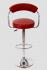Designer Barstool wine-red height adjustable by gas lift action – 
