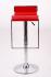 Barstool  red height adjustable by gas lift action – 