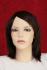 Darkbrown mediumlong wig