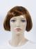 Black short wavy hair wig