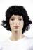 Black short curly hair wig