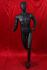 Faceless black male window mannequin
