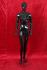 Black shining female window dummy